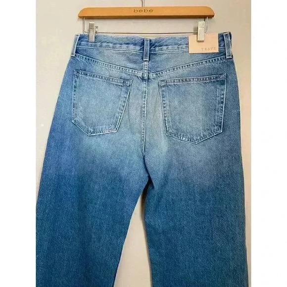 TRAVE Audrey Cropped Wide-Leg Jeans Size 31 - Picture 11 of 13